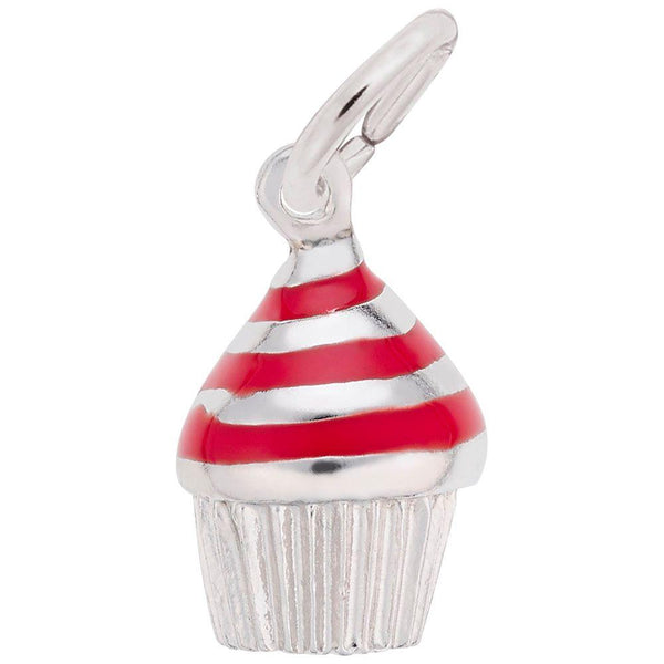 Swirl Cupcake Charm - Walter Bauman Jewelers