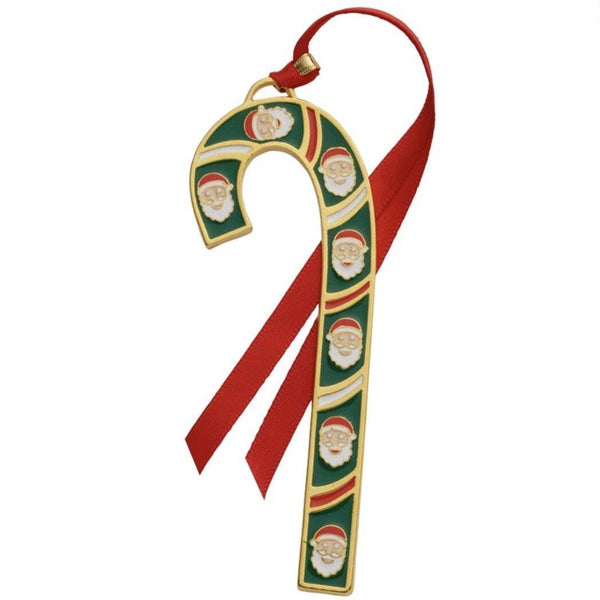 Wallace 2019 Gold Plated Santas Candy Cane - Walter Bauman Jewelers