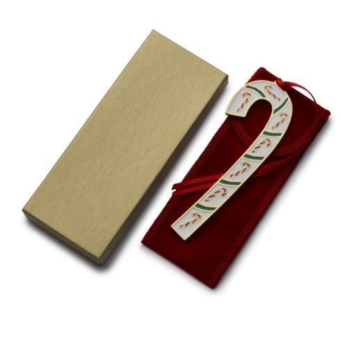 Wallace 2021 Christmas Ornament Gold-plated Candy Cane, 41st Edtition - Walter Bauman Jewelers