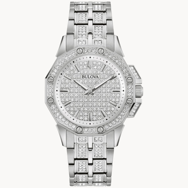 Women's Bulova Crystal Watch Octava 96L305 - Walter Bauman Jewelers