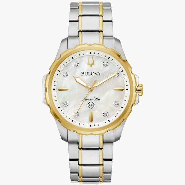 Women's Bulova Watch with 8 Diamonds 98P227 - Walter Bauman Jewelers