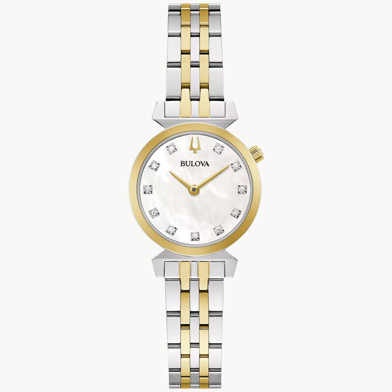 Women's Regatta Bulova Watch with 11 Diamonds 98P202 - Walter Bauman Jewelers