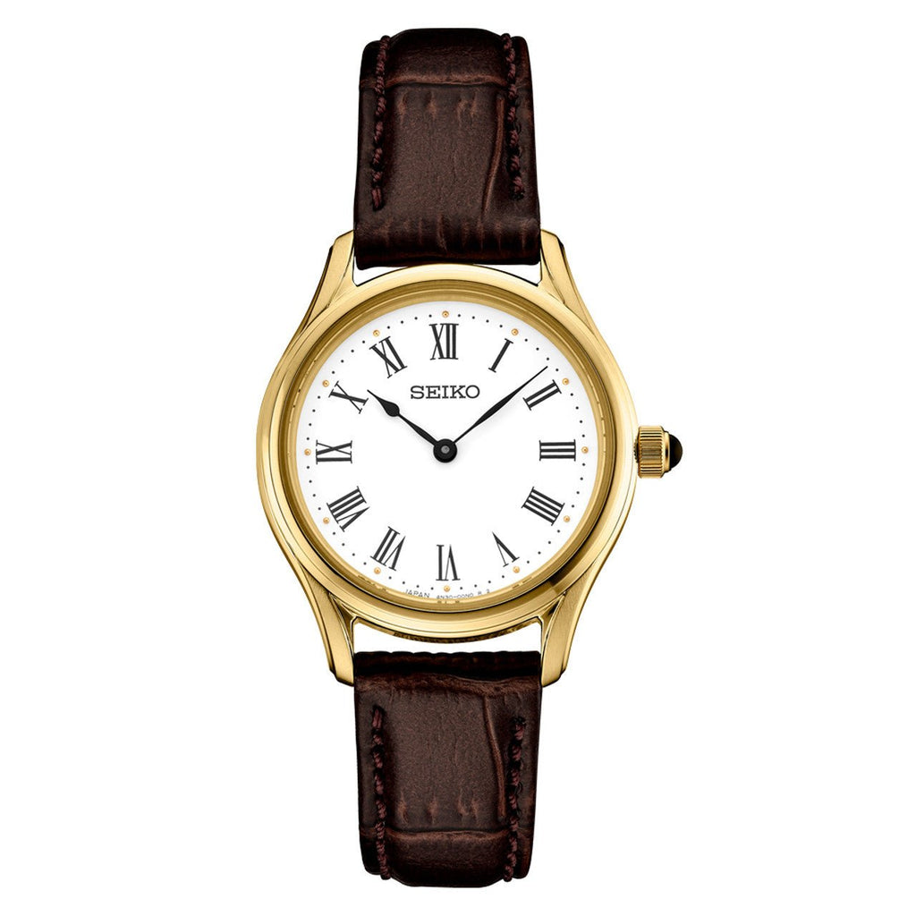 womens-seiko-watch-brown-  display picture 2