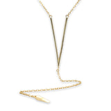 YGP CZ Y-Drop Necklace - Walter Bauman Jewelers