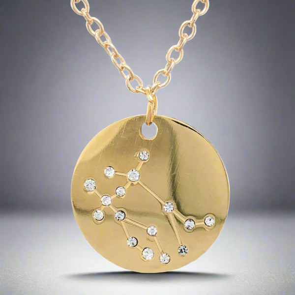 YGP Gemini Constellation CZ Pendant - Walter Bauman Jewelers