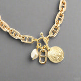 YGP Over Brass Mariner Chain with FWP - Walter Bauman Jewelers