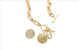 YGP Over Brass Mariner Chain with FWP - Walter Bauman Jewelers