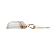 YGP Raw Quartz Crystal Pendant a - Walter Bauman Jewelers