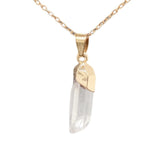 YGP Raw Quartz Crystal Pendant a - Walter Bauman Jewelers