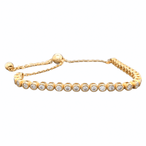 YGP SS 5.4cttw CZ Bolo Bracelet - Walter Bauman Jewelers