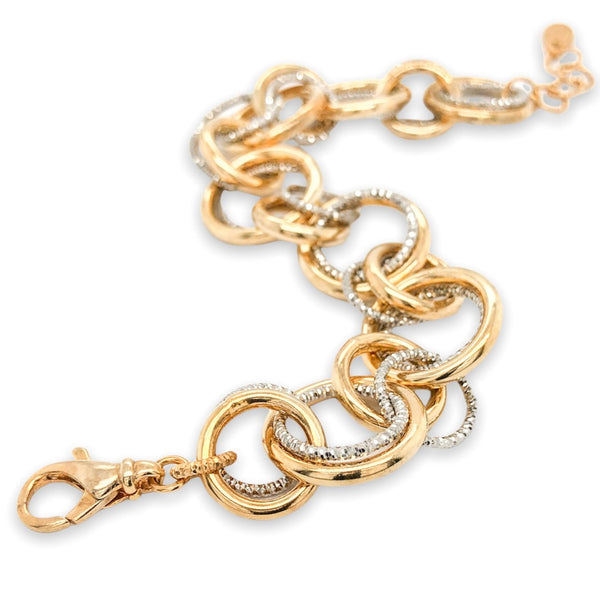 YGP SS “Ring-A-Ling” Circle Link Bracelet - Walter Bauman Jewelers