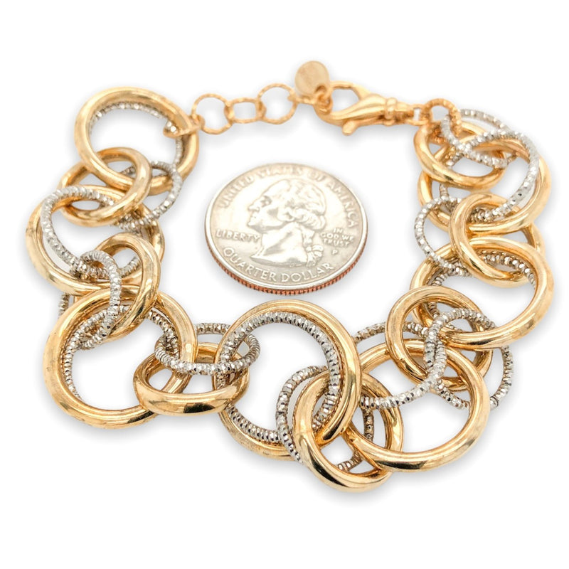 YGP SS “Ring-A-Ling” Circle Link Bracelet - Walter Bauman Jewelers