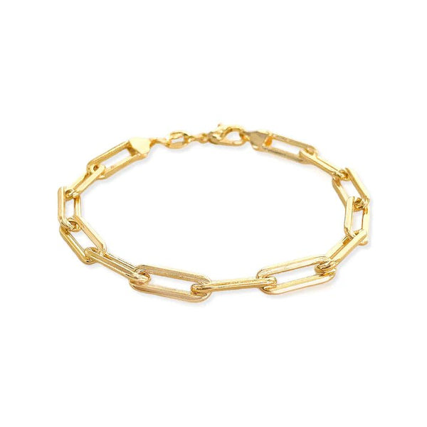YGP Stainless paperclip bracelet 8" - Walter Bauman Jewelers