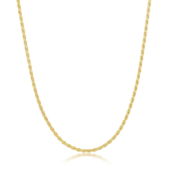 YGP Sterling 18" 1.5mm Rope Chain - Walter Bauman Jewelers