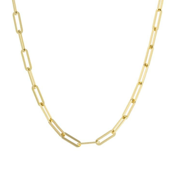 YGP Sterling 18" Paperclip Chain - Walter Bauman Jewelers