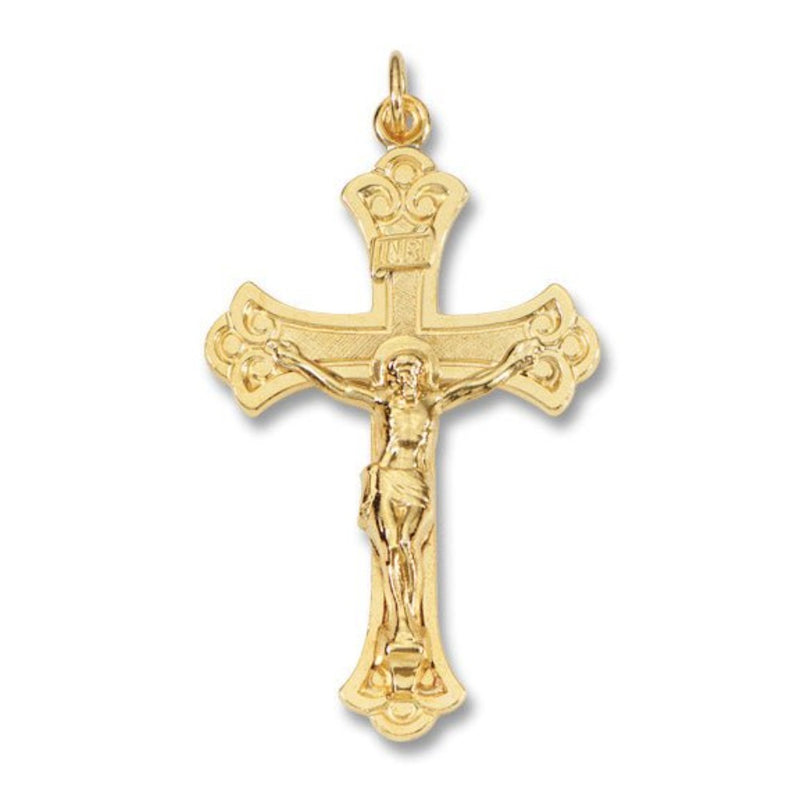 YGP Sterling Large Crucifix 6.0grms - Walter Bauman Jewelers