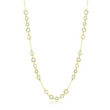 YGP Sterling Multi-Shaped CZ Necklace - Walter Bauman Jewelers