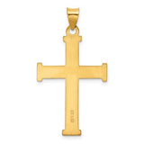 YGP Sterling Textured Cross - Walter Bauman Jewelers