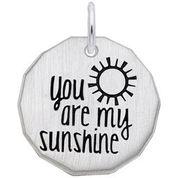 You Are My Sunshine Tag Charm - Walter Bauman Jewelers